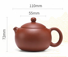 Cargar imagen en el visor de la galería, Dayi &quot;Xi Shi&quot; Elegance Yixing Teapot in Zi Ni Clay 180ml