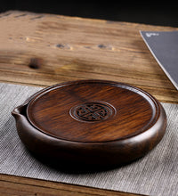 Charger l&#39;image dans la galerie, Heavy Bamboo Tray for holding Yixing Teapot or Gaiwan, Saucer, Board