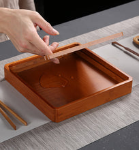 Laden Sie das Bild in den Galerie-Viewer, Bamboo Tea Tray Saucer Teaboard 3 Varied Sizes