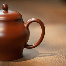 Load image into Gallery viewer, Yixing &quot;Weng Xing&quot; (Jar Style) Teapot 100ml, Xiao Mei Yao Zhu Ni Mud.