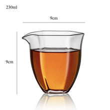 Load image into Gallery viewer, Borosilicate Glass Hexagon &quot;Gong Dao Bei&quot; (Pitcher) 230ml