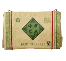 Load image into Gallery viewer, 2007 DaYi "Sun Ke Qing Zhuan" (Bamboo Green Brick) Tuo 250g Puerh Sheng Cha Raw Tea - King Tea Mall