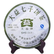 Load image into Gallery viewer, 2008 DaYi "8582" Cake 357g Puerh Sheng Cha Raw Tea (Batch 804-806) - King Tea Mall