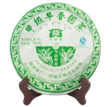 Load image into Gallery viewer, 2008 DaYi "Jia Ji Zao Chun Yuan Cha" (1st Grade Early Spring) Cake 357g Puerh Sheng Cha Raw Tea - King Tea Mall