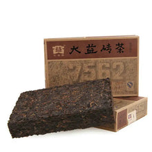 Cargar imagen en el visor de la galería, 2010 DaYi "7562" Brick 250g Puerh Shou Cha Ripe Tea - King Tea Mall