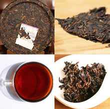 Load image into Gallery viewer, 2010 DaYi "Hong Yun Yuan Cha" (Red Flavor Round Tea) Cake 100g Puerh Shou Cha Ripe Tea - King Tea Mall