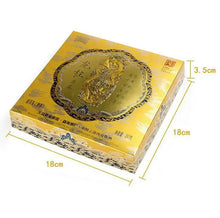 Load image into Gallery viewer, 2012 DaYi "Long Zhu" (Dragon Pillar) Cake 357g Puerh Shou Cha Ripe Tea - King Tea Mall