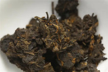 Load image into Gallery viewer, 2013 LaoTongZhi Liu Jin Sui Yue (Golden Times) Cake 357g Puerh Shou Cha Ripe Tea - photo 4