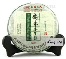 Load image into Gallery viewer, 2013 MengKu RongShi "Qiao Mu Xiao Sheng Bing" (Arbor Small Raw Cake) 145g Puerh Raw Tea Sheng Cha - King Tea Mall