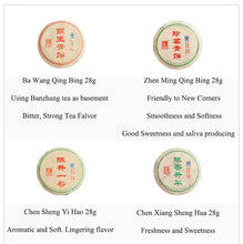 Load image into Gallery viewer, 2016 ChenShengHao "Yi Pin Chen Sheng" (1st Level) 28g*7pcs=196g Puerh Raw Tea Sheng Cha - King Tea Mall