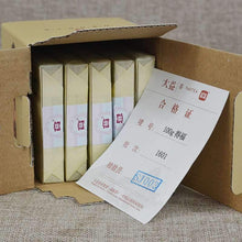 Load image into Gallery viewer, 2016 DaYi "De Fu" (Lucky) Brick 100g Puerh Shou Cha Ripe Tea - King Tea Mall
