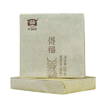 Load image into Gallery viewer, 2016 DaYi "De Fu" (Lucky) Brick 100g Puerh Shou Cha Ripe Tea - King Tea Mall