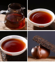 Load image into Gallery viewer, 2018 LaoTongZhi "9908 - Cha Tou Lao Zhuan" ( LaoChaTou Brick ) 500g Puerh Ripe Tea Shou Cha - King Tea Mall - photo 6