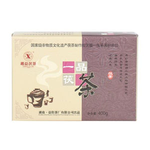 2008 XiangYi FuCha "Yi Pin" (1st Grade) Brick 400g Dark Tea Hunan - King Tea Mall
