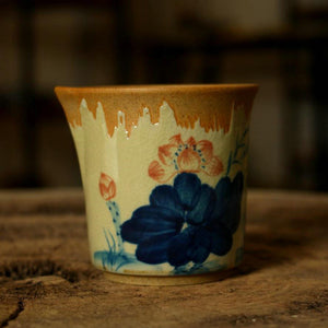 GongDaoBei Coarse Pottery Pitcher, 180cc, 2 Patterns, Rough Ceramic Materials