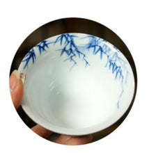 Load image into Gallery viewer, Ocean Blue Glaze Ceramic Gaiwan 200cc, 2 Patterns