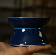 Load image into Gallery viewer, Ocean Blue Glaze Ceramic Strainer / Filter, &quot;GongDaoBei&quot; Ceramic Pitcher, 150cc,