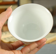 Load image into Gallery viewer, Milk White Glaze Porcelain, Tea Cup, 4 Variations, 30cc-110cc