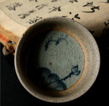 Charger l&#39;image dans la galerie, Rustic  Porcelain 3 Kinds of Tea Cups, 50cc, &quot;Lotus&quot; / &quot;Fishes&quot;