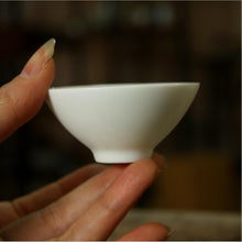 Load image into Gallery viewer, Blue and White Porcelain, 2 Kinds of Tea Cups, 40cc*4pcs, &quot;Geng Du Yu Qiao&quot;