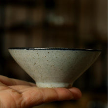 Charger l&#39;image dans la galerie, Rustic  Porcelain 2 Kinds of Tea Cups, 70cc,  &quot;Cloud&quot; / &quot;Fish&quot;