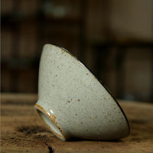 Charger l&#39;image dans la galerie, Rustic  Porcelain 2 Kinds of Tea Cups, 70cc,  &quot;Cloud&quot; / &quot;Fish&quot;