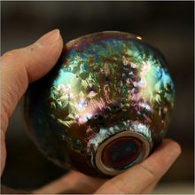 Cargar imagen en el visor de la galería, Colorful Glaze Small Firewood Kiln Porcelain, Tea Cup, 3 Variations, 50-90cc,