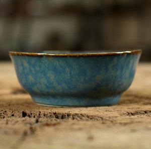 Blue Gold Glaze Porcelain, Tea Cup, 4 Variations, 35-90cc,