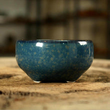 Laden Sie das Bild in den Galerie-Viewer, Blue Gold Glaze Porcelain, Tea Cup, 4 Variations, 35-90cc,