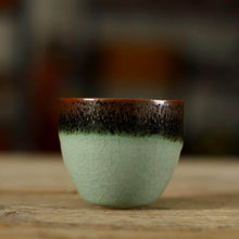 Load image into Gallery viewer, &quot;Lang Yao&quot; Kiln, Fancy Rust Glaze Porcelain, Tea Cup, 3 Variations, 60cc, - King Tea Mall