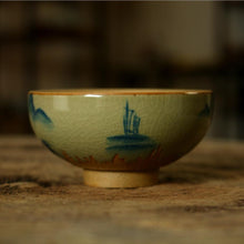 Charger l&#39;image dans la galerie, Celadon Glaze Porcelain, Tea Cups, 2 Kinds of Tea Cups 90cc.
