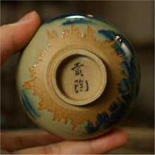 Carica l&#39;immagine nel visualizzatore di Gallery, Celadon Glaze Porcelain, Tea Cups, 2 Kinds of Tea Cups 90cc.
