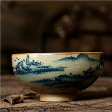 Carica l&#39;immagine nel visualizzatore di Gallery, Celadon Glaze Porcelain, Tea Cups, 2 Kinds of Tea Cups 90cc.