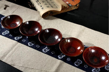 Load image into Gallery viewer, Tenmoku Fancy Rust Glaze Porcelain, Tea Cup, 60cc