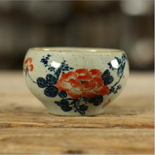 Load image into Gallery viewer, Antique Coarse Pottery Porcelain, Tea Cup, Hand Throwing and Painting.