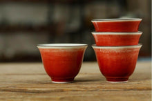 Load image into Gallery viewer, &quot;Ji Hong&quot; Rain Red Glaze Porcelain, Tea Cup - King Tea Mall