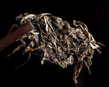 Load image into Gallery viewer, 2022 MengKu RongShi Tou Cai - Ji Shao Shu (1st Picking - Rare Tree) Cake 8g / 35 - photo 12