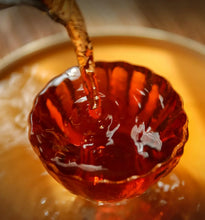 Load image into Gallery viewer, 2022 Xiaguan "7 ⭐- Kong Que - Bu Lang Shan" (7 Star - Peacock - Bulang Mountain) Cake 400g Puerh Ripe Tea Shou / Shu Cha - King Tea Mall - photo 3