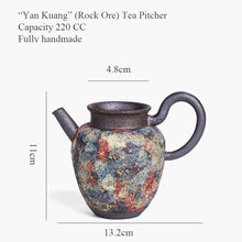 將圖片載入圖庫檢視器 &quot;Yan Kuang&quot; (Rock Ore) Pitcher 220CC, Fully Handmade