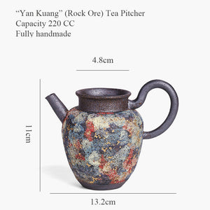 "Yan Kuang" (Rock Ore) Pitcher 220CC, Fully Handmade