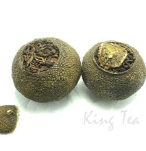 將圖片載入圖庫檢視器 2017 KingTeaMall &quot;XIAO QING GAN&quot; Citrus Tangerine Puerh Ripe Tea Shou Cha. - King Tea Mall