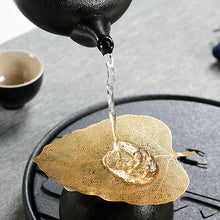 Load image into Gallery viewer, Tea Strainer &quot;Leaf&quot; Stainless Steel Filter Two Color Variations - King Tea Mall