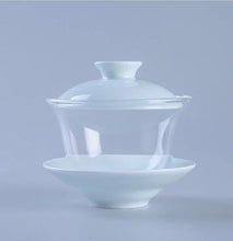 Carica l&#39;immagine nel visualizzatore di Gallery, Porcelain + Glass Gaiwan 120ml - King Tea Mall