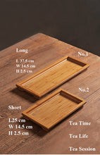 Carica l&#39;immagine nel visualizzatore di Gallery, Bamboo Tea Tray / Saucer - King Tea Mall