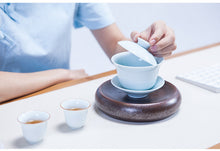 將圖片載入圖庫檢視器 Celadon Porcelain Gaiwan for Chinese Gongfu Tea - King Tea Mall
