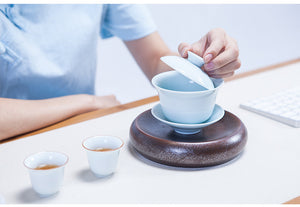 Celadon Porcelain Gaiwan for Chinese Gongfu Tea - King Tea Mall