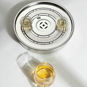 Stainless Steel Tea Tray / Saucer / Board with Water Tank 5 Variations - King Tea Mall