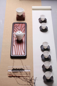 Heavy Bamboo Tea Tray / Saucer / Board  "Yun Bo" - King Tea Mall
