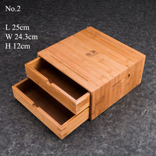 Laden Sie das Bild in den Galerie-Viewer, Bamboo Tea Stock Box / Board 3 Varied Sizes - King Tea Mall