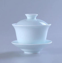 將圖片載入圖庫檢視器 Celadon Porcelain Gaiwan for Chinese Gongfu Tea - King Tea Mall